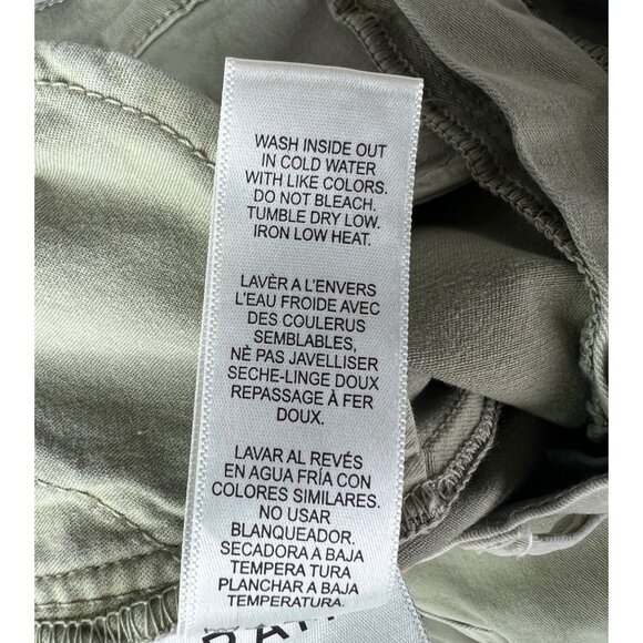 Frame Womens Olive Green Pants With Red & White Side Stripe Size 27 - Picture 5 of 15